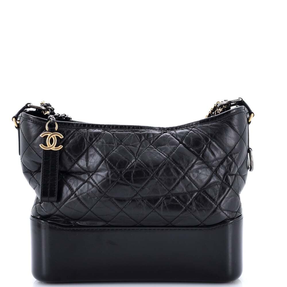 Chanel Gabrielle Hobo Quilted Aged #323575C30B